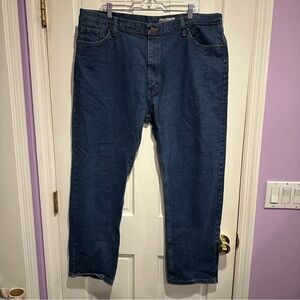 Wrangler Dark Blue Regular Fit Jeans